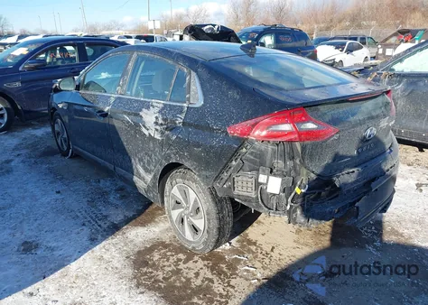 2018 Hyundai Ioniq Hybrid Sel z USA, uszkodzony, nr VIN KMHC75LC7JU067082